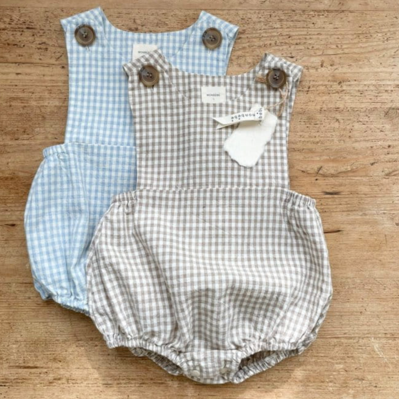 Gingham Shortie Romper (Two Colours)