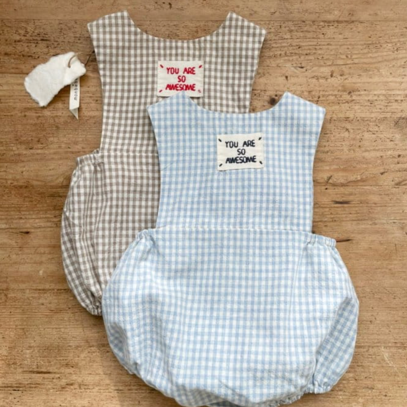 Gingham Shortie Romper (Two Colours)