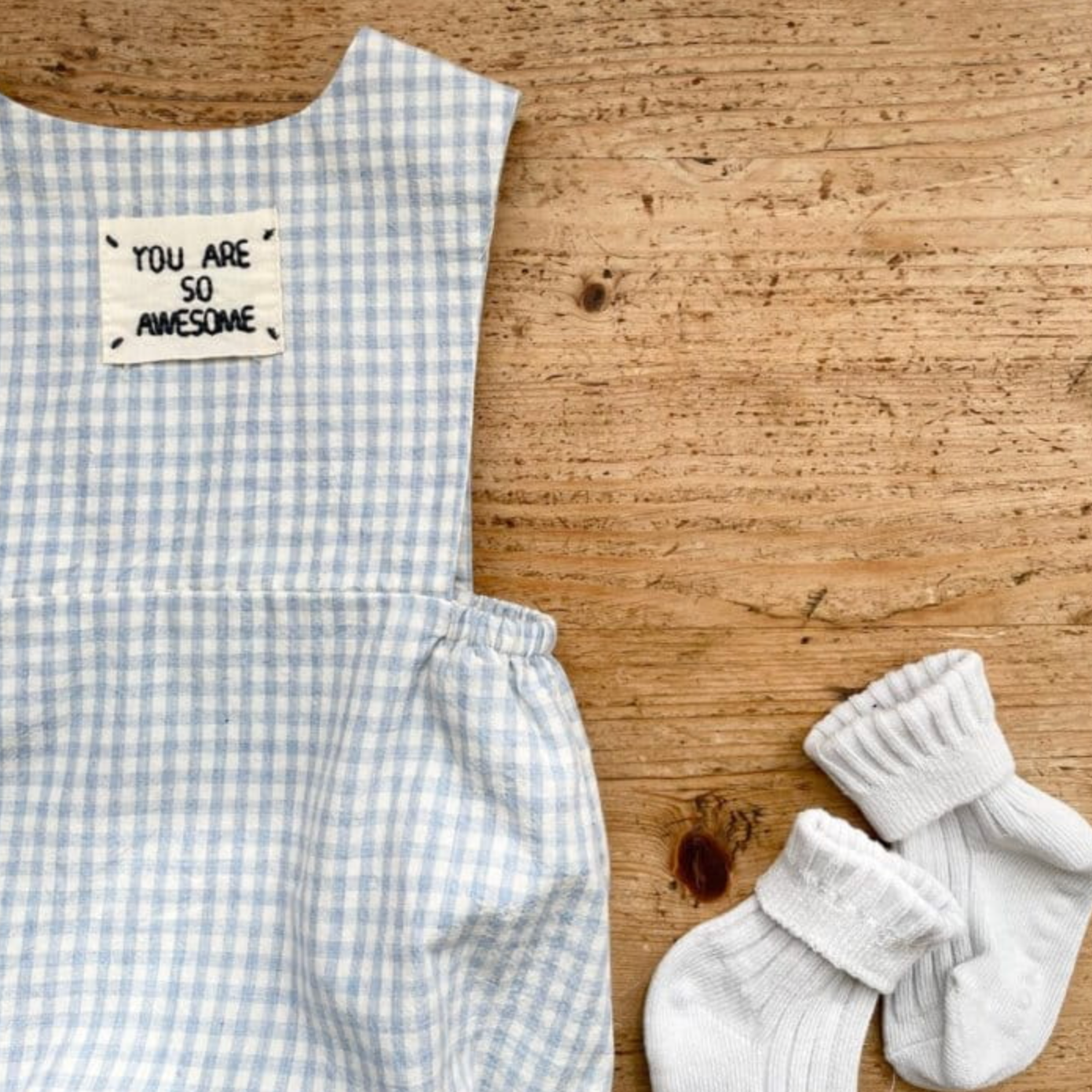 Gingham Shortie Romper (Two Colours)