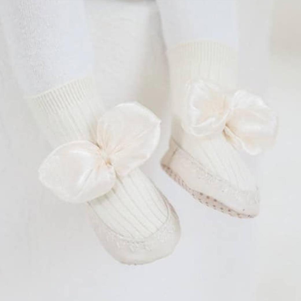 Bow Sock Shoes (Two Colours)