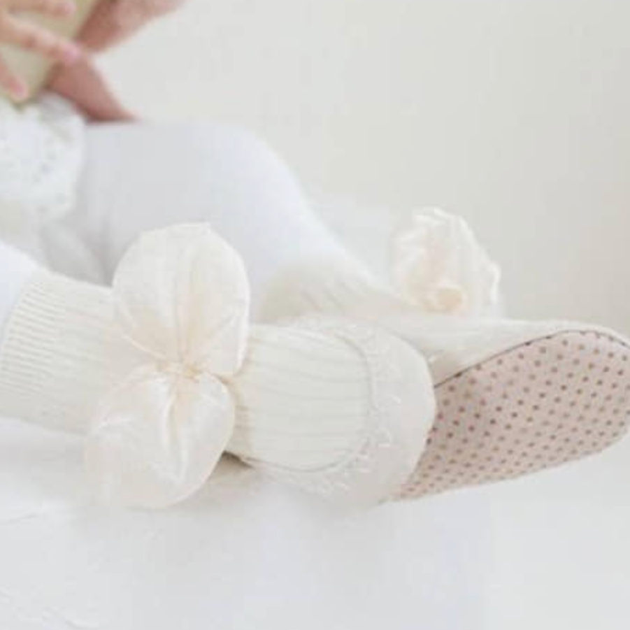 Bow Sock Shoes (Two Colours)