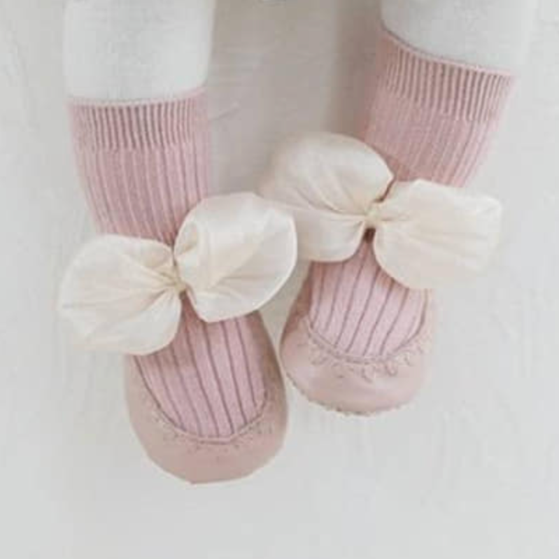Bow Sock Shoes (Two Colours)