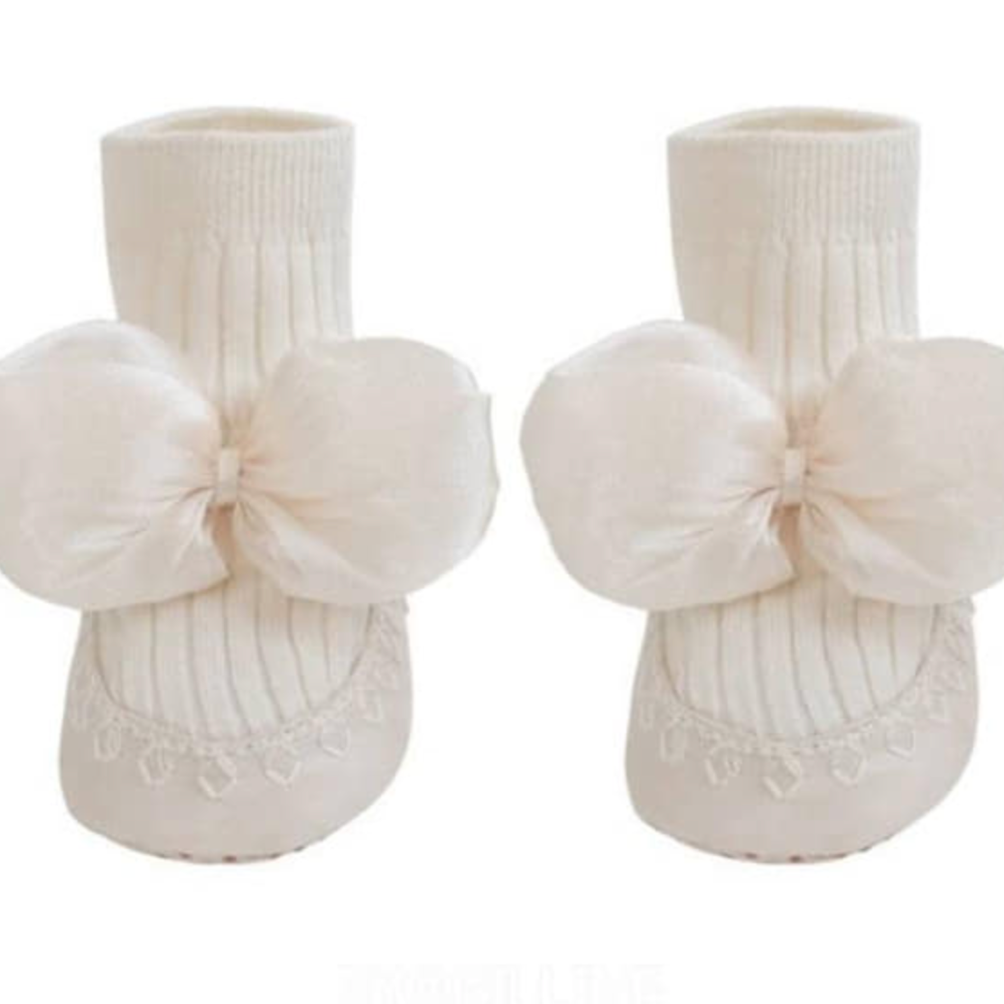 Bow Sock Shoes (Two Colours)