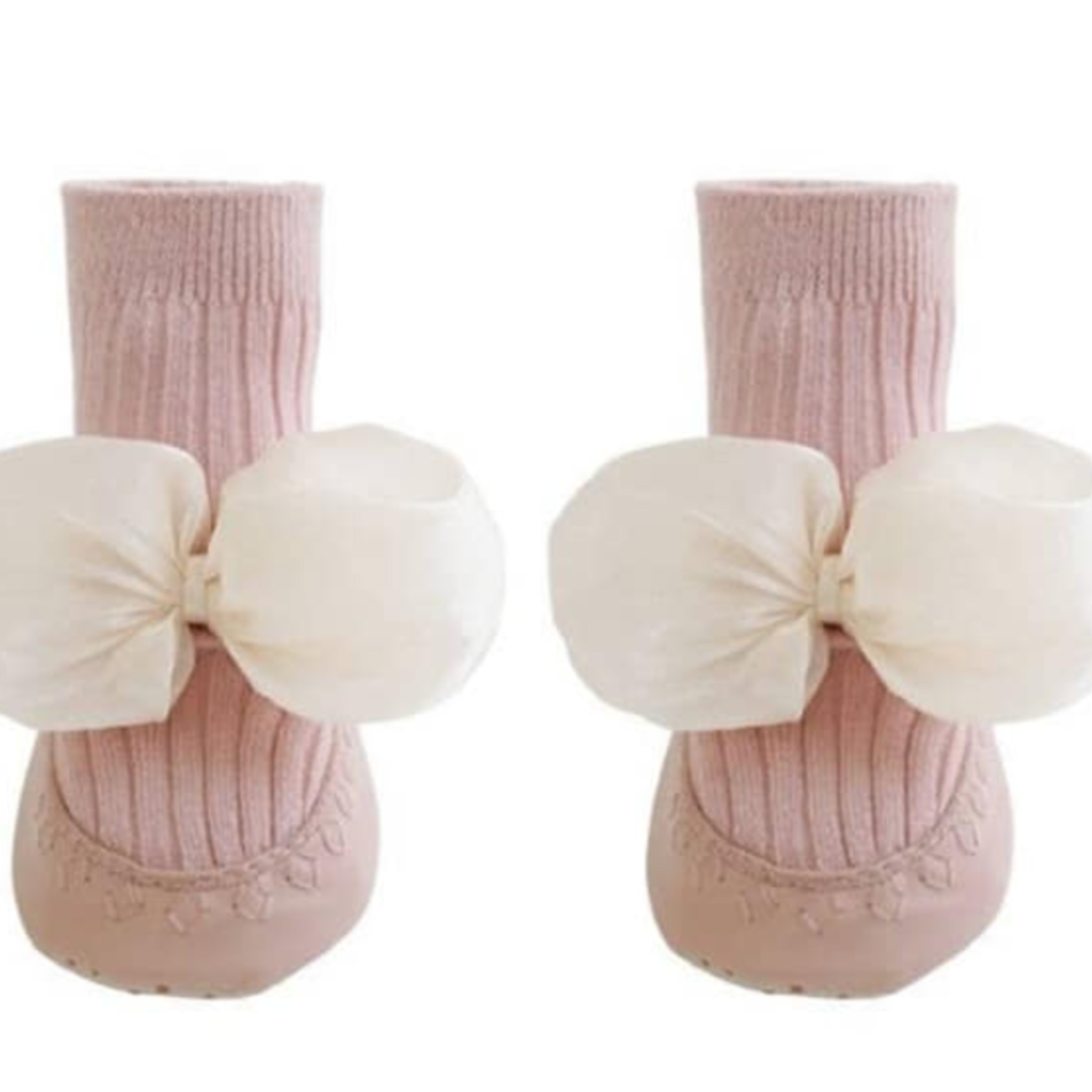 Bow Sock Shoes (Two Colours)
