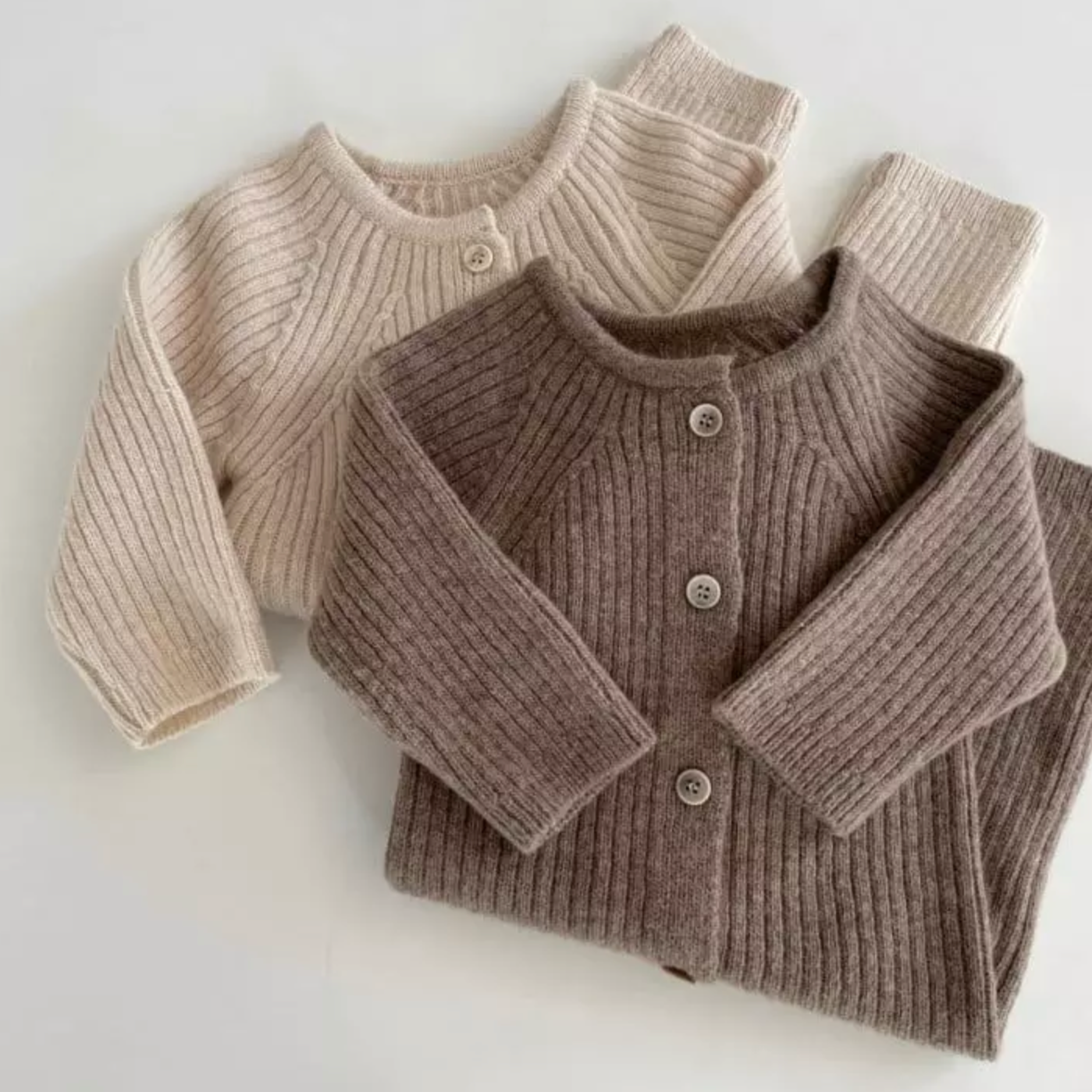 Rib Knitted Onesie (Two Colours)