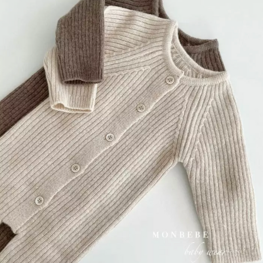 Rib Knitted Onesie (Two Colours)