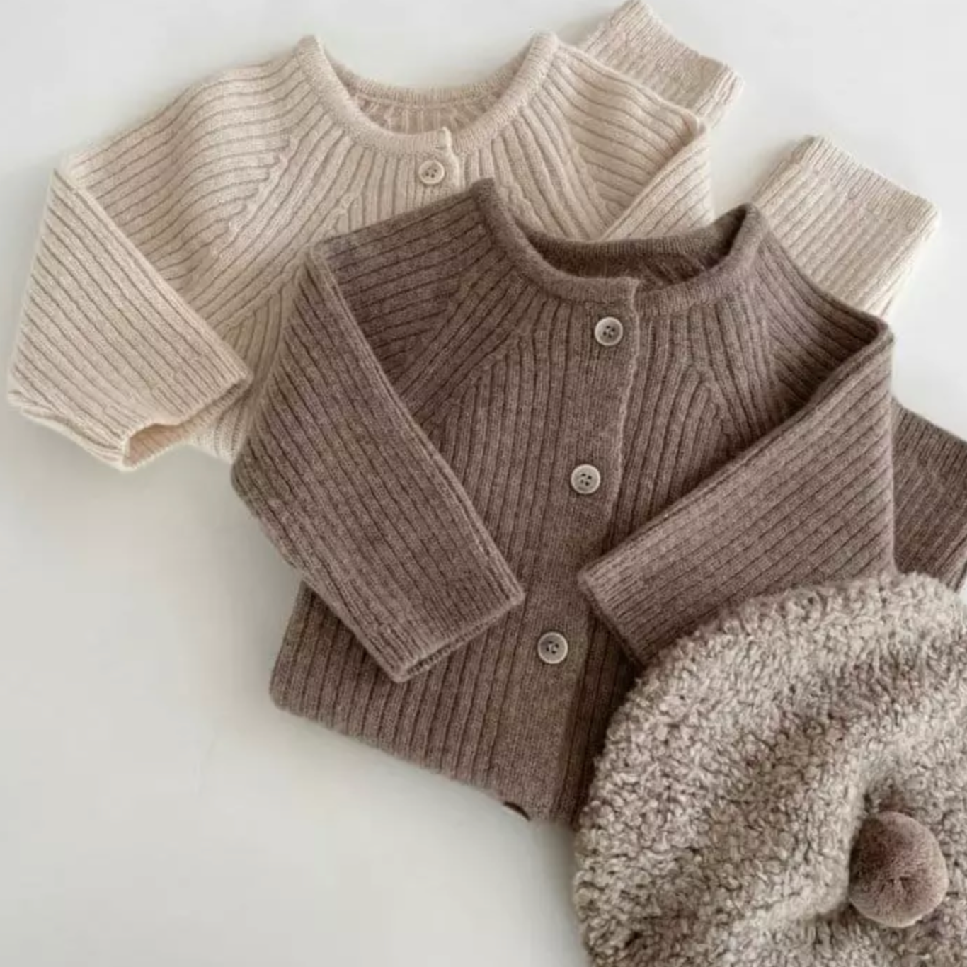 Rib Knitted Onesie (Two Colours)