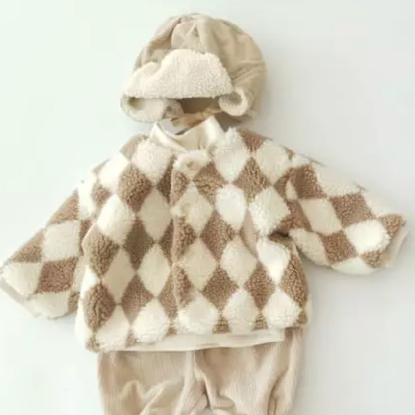 Fleece Jacket (Beige)