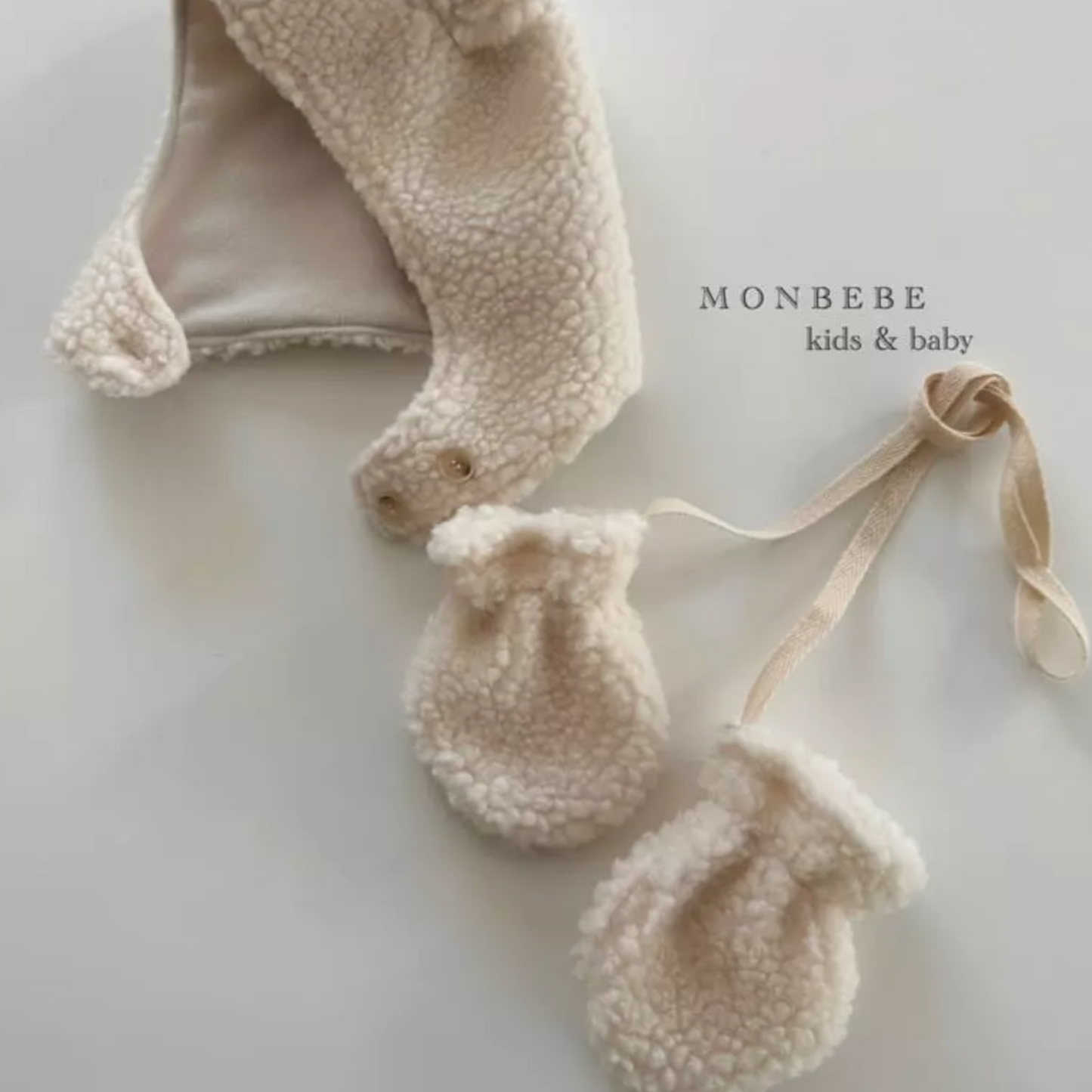 Coco Hat + Mitten Set (Ivory)