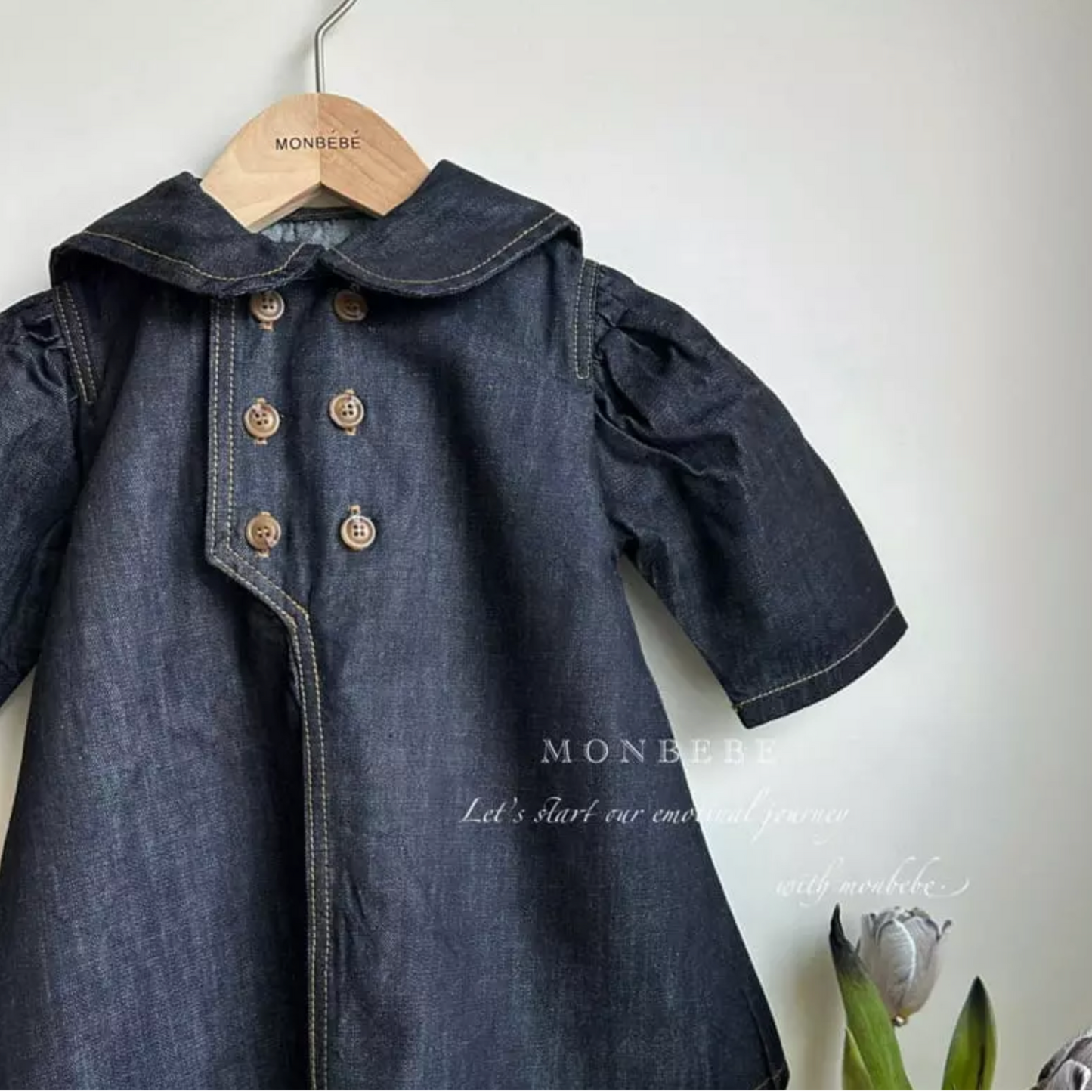 Denim Sailor Dress (Two Colours)