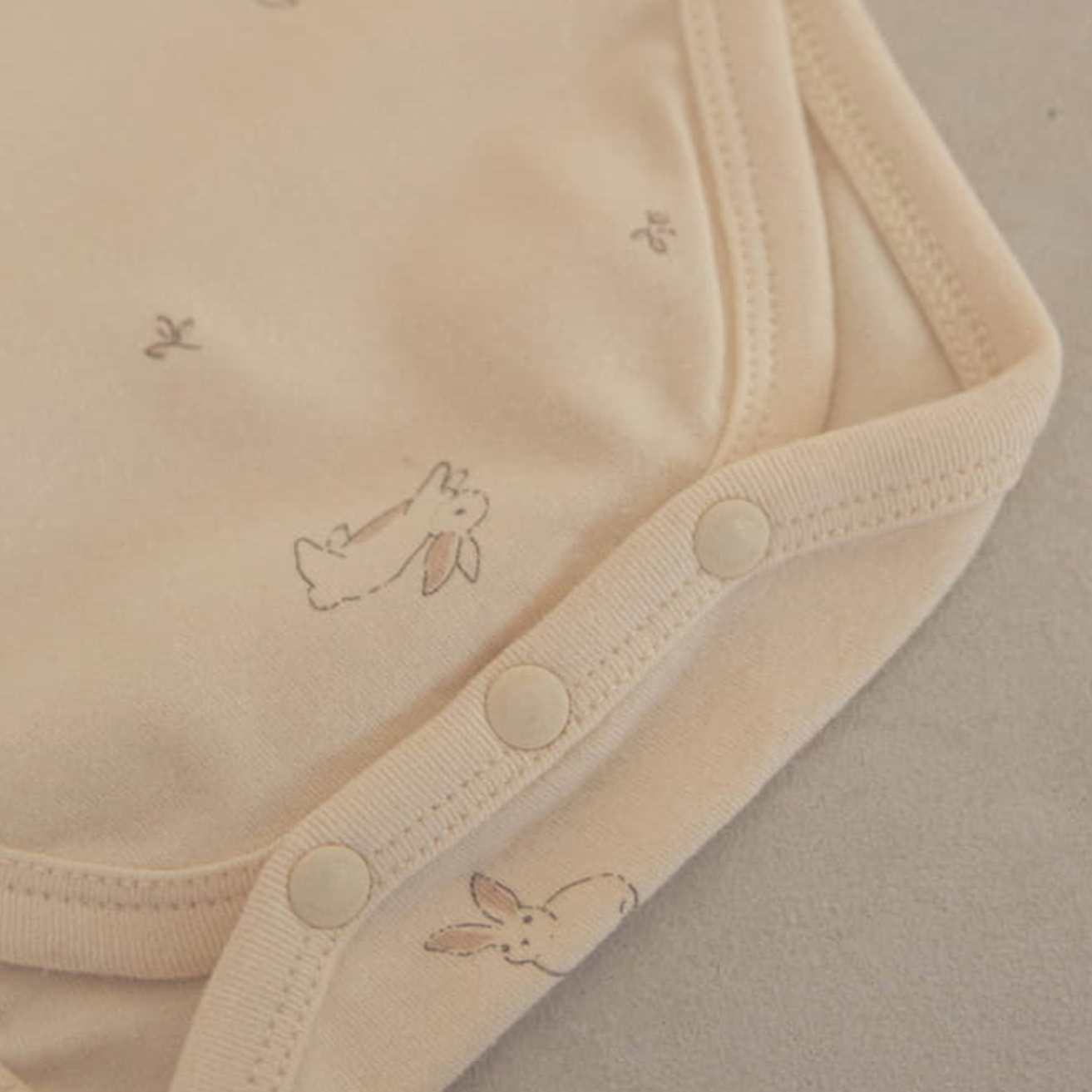 Bunny Print Bodysuit + Bottom Set (Two Colours)
