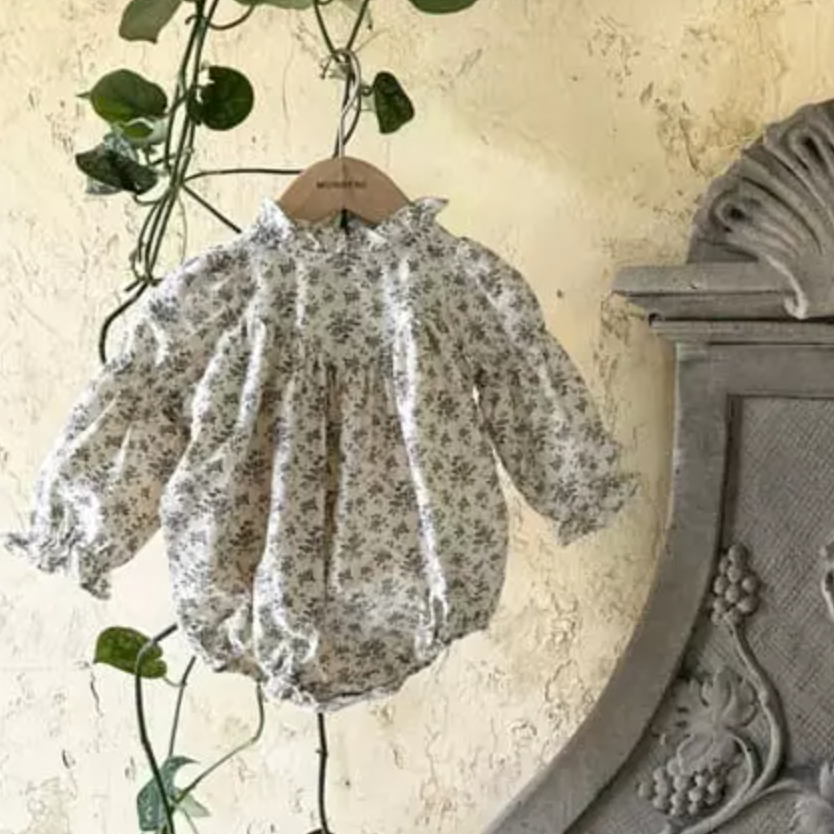 Floral Cotton Romper