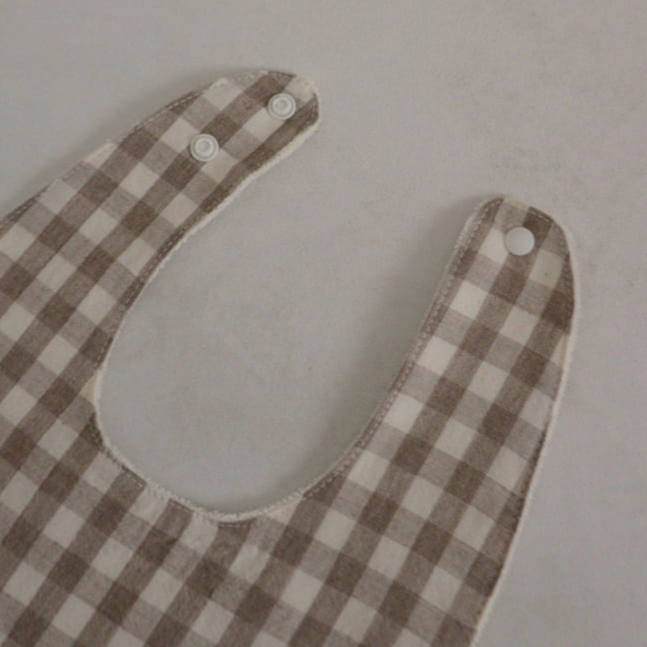 Mabel Gingham Baby Bib (Three Colours)