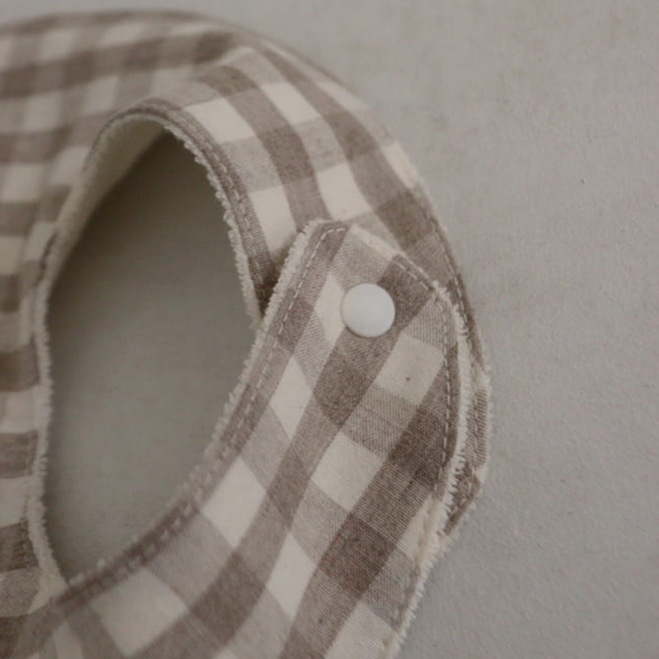 Mabel Gingham Baby Bib (Three Colours)
