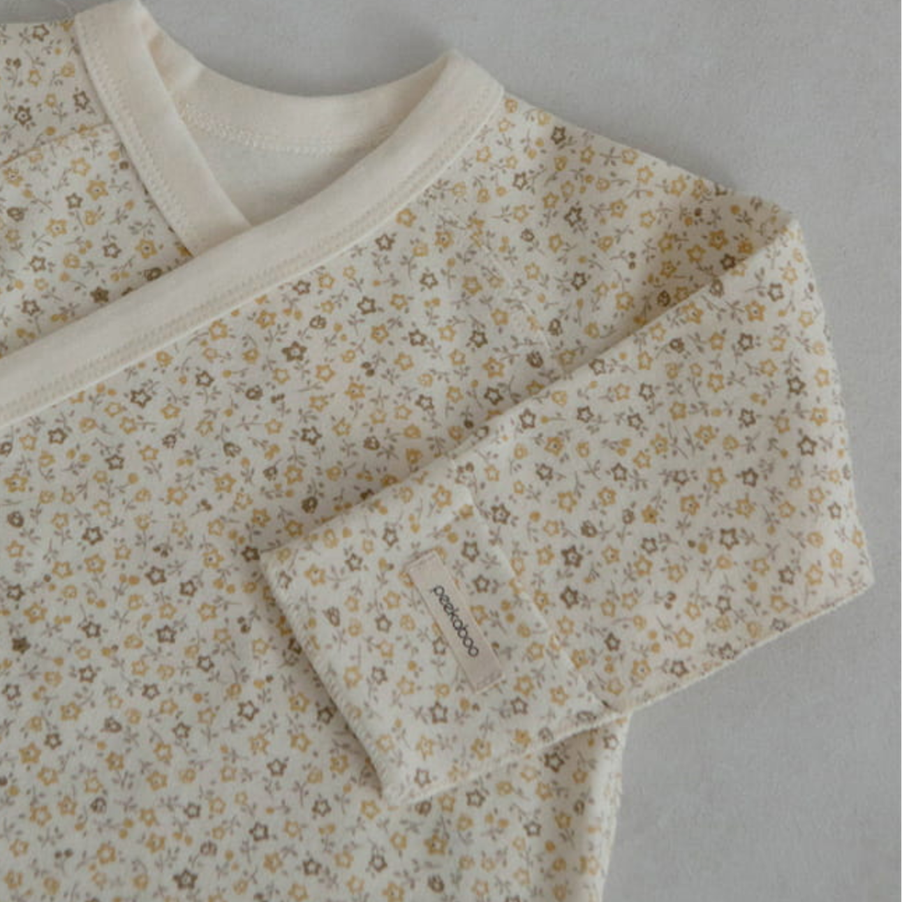 Newborn Retro Floral Set (Orange/Brown)