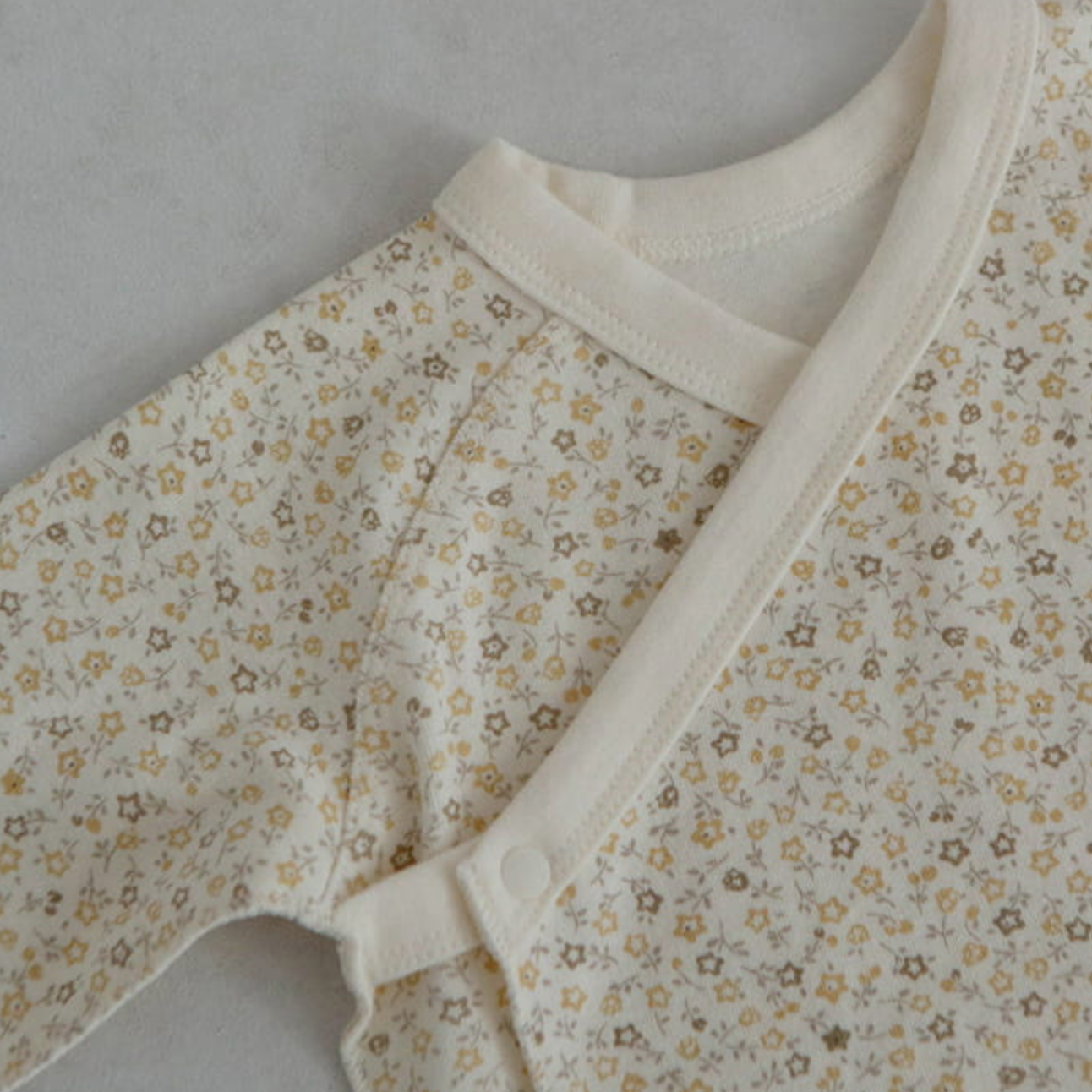 Newborn Retro Floral Set (Orange/Brown)