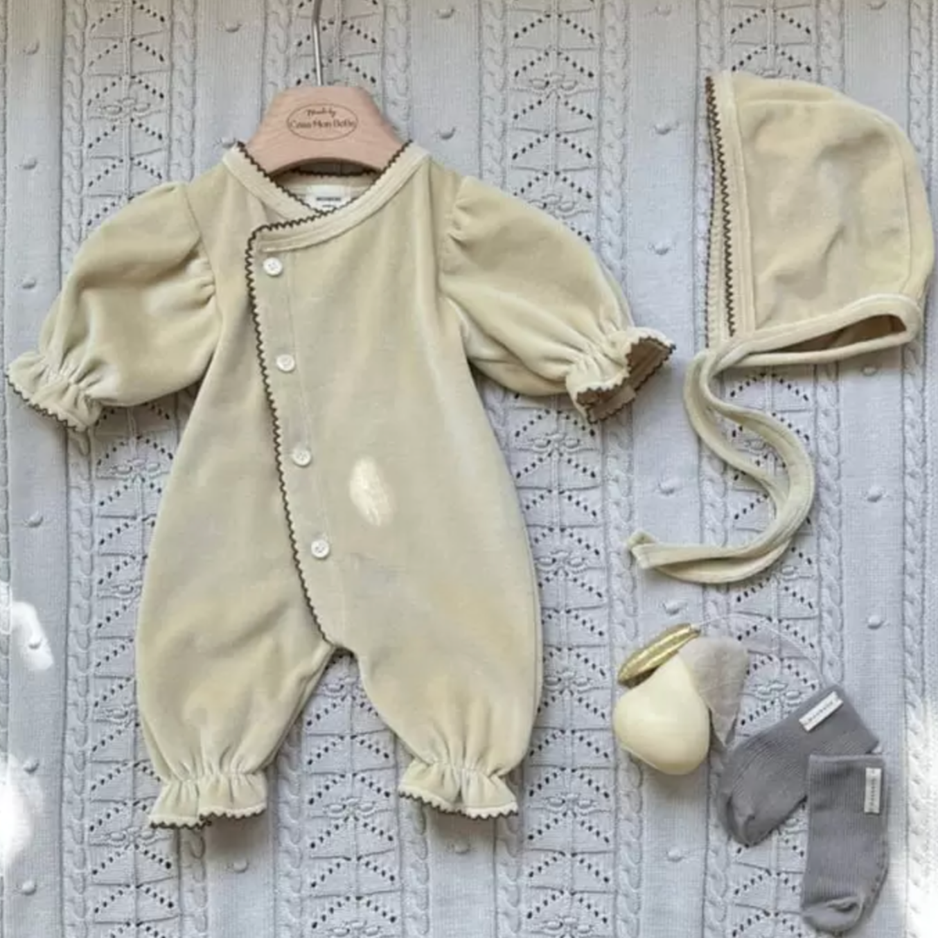 Grace Velour Bodysuit (Three Colours)