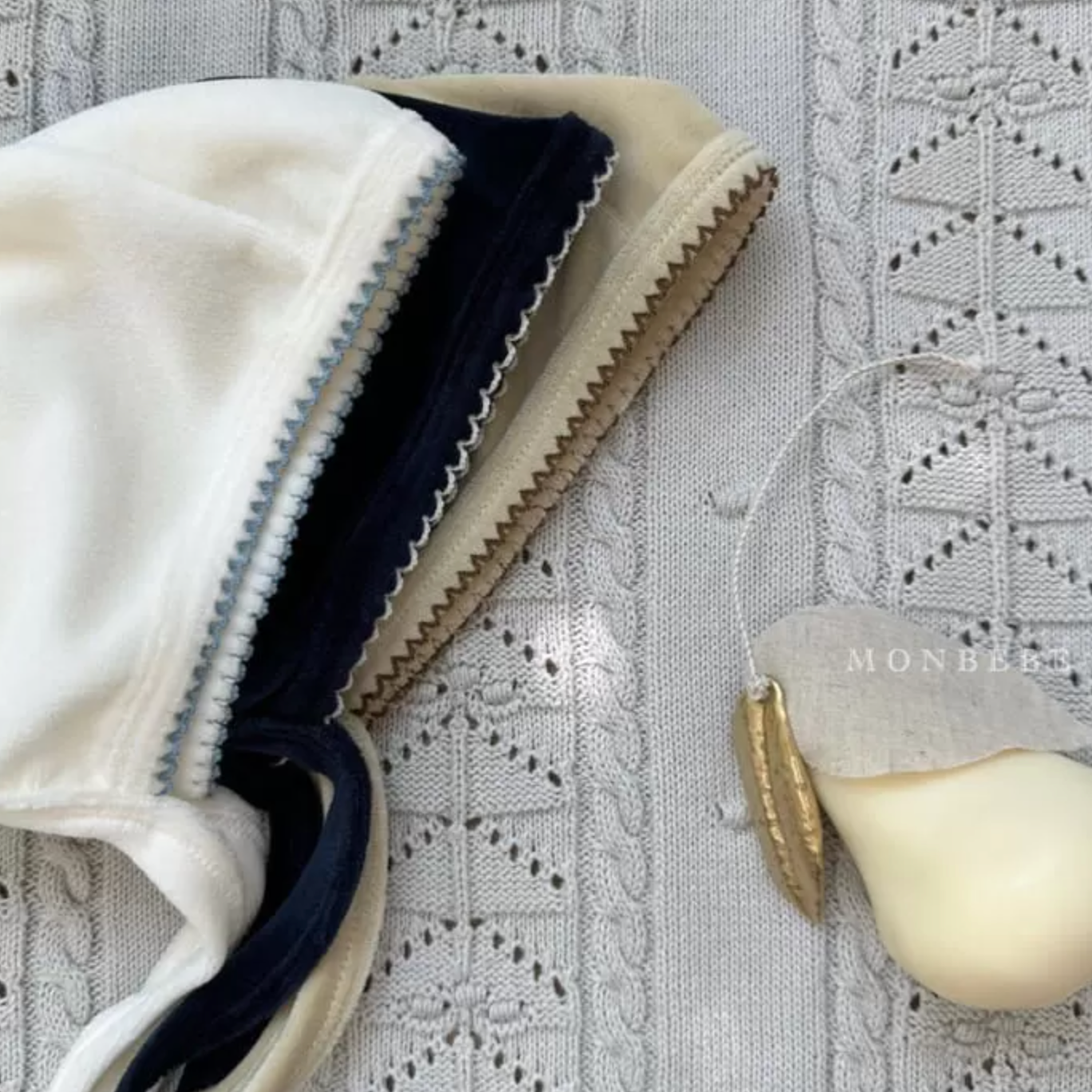 Grace Velour Bonnet (Three Colours)