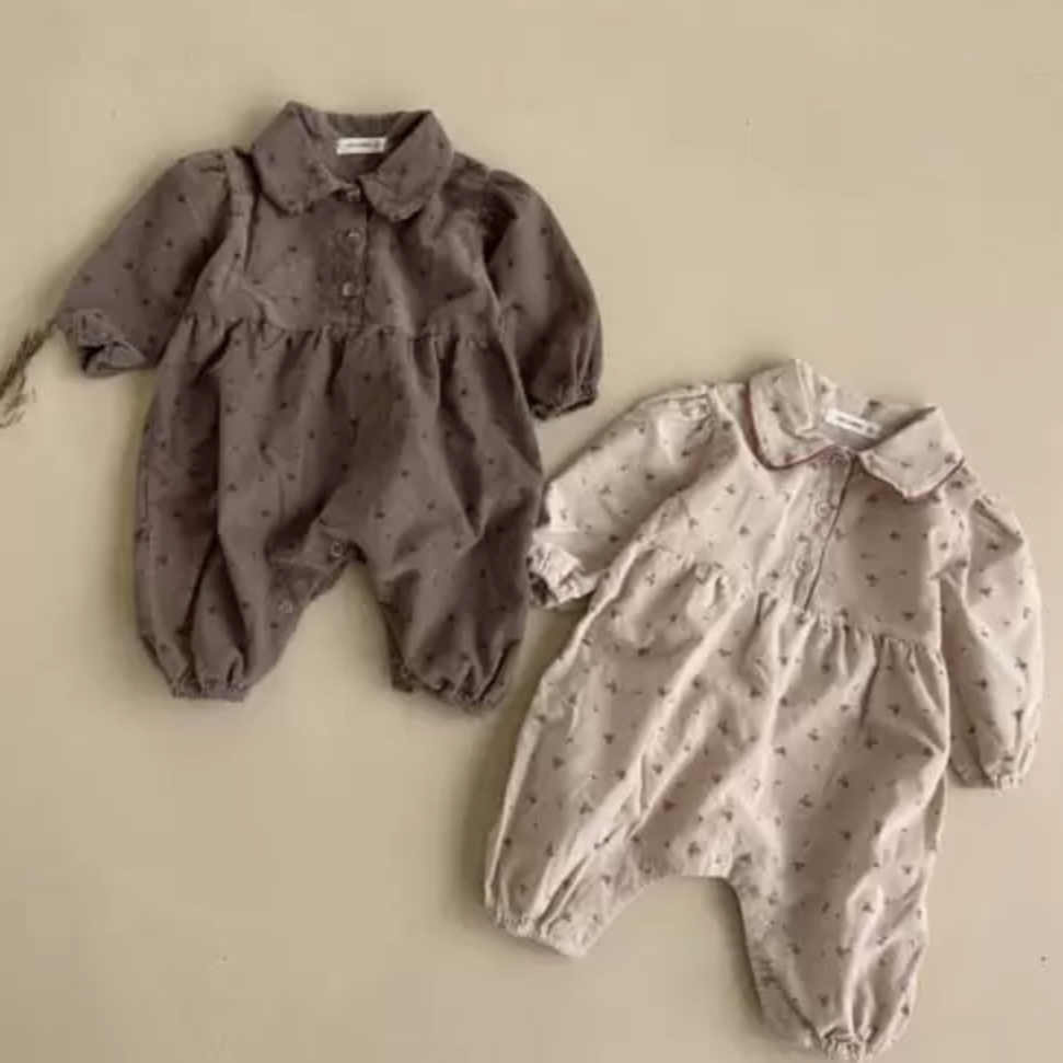 Rose Corduroy All-in-one (Beige)