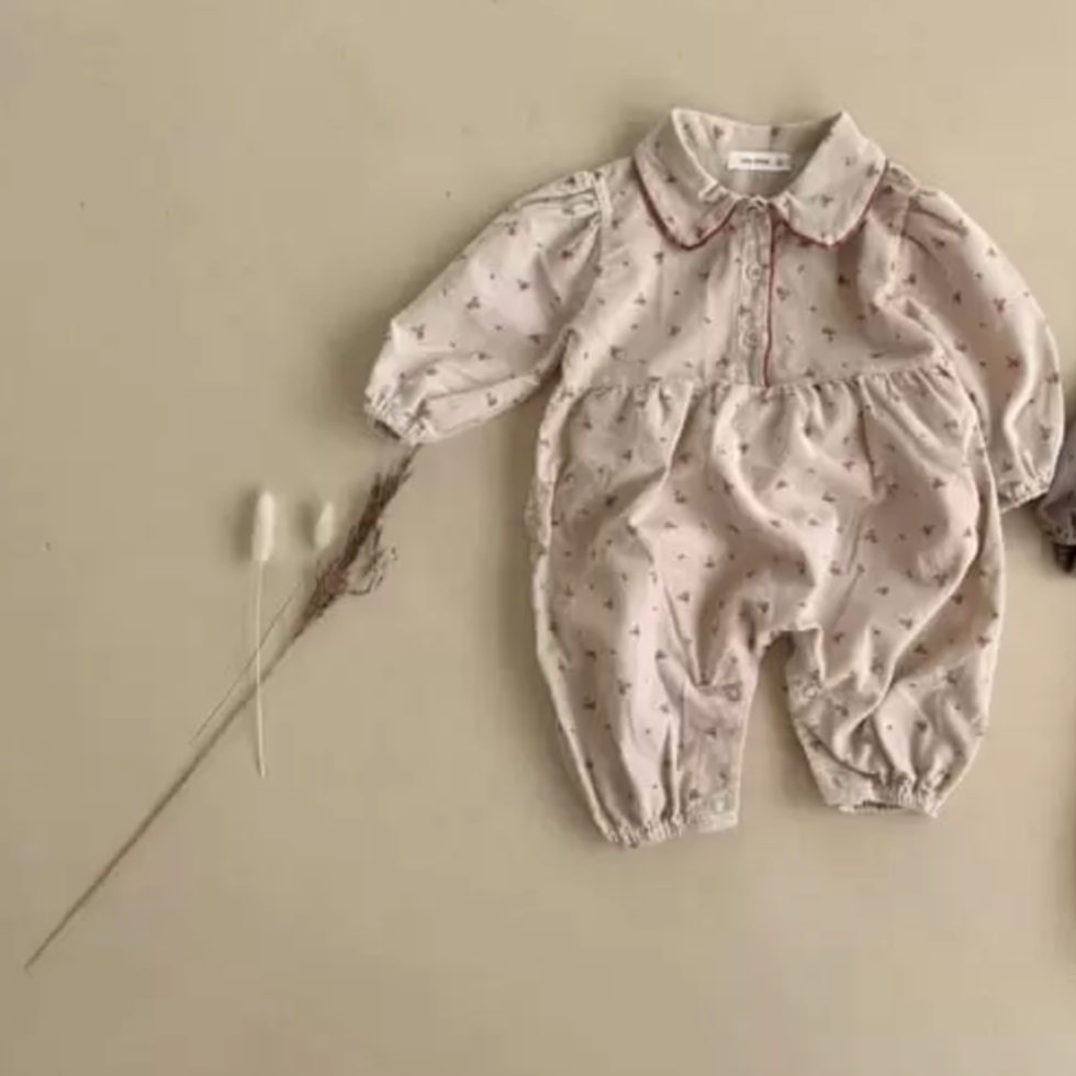 Rose Corduroy All-in-one (Beige)
