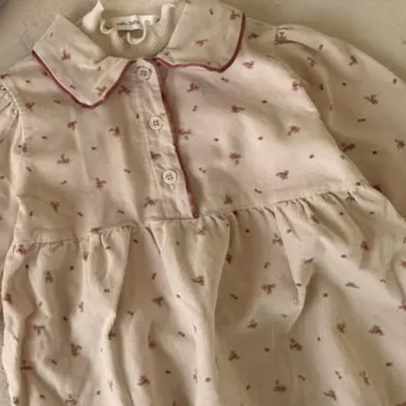Rose Corduroy All-in-one (Beige)
