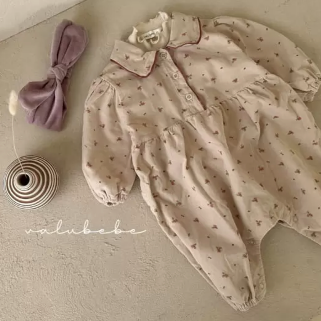 Rose Corduroy All-in-one (Beige)