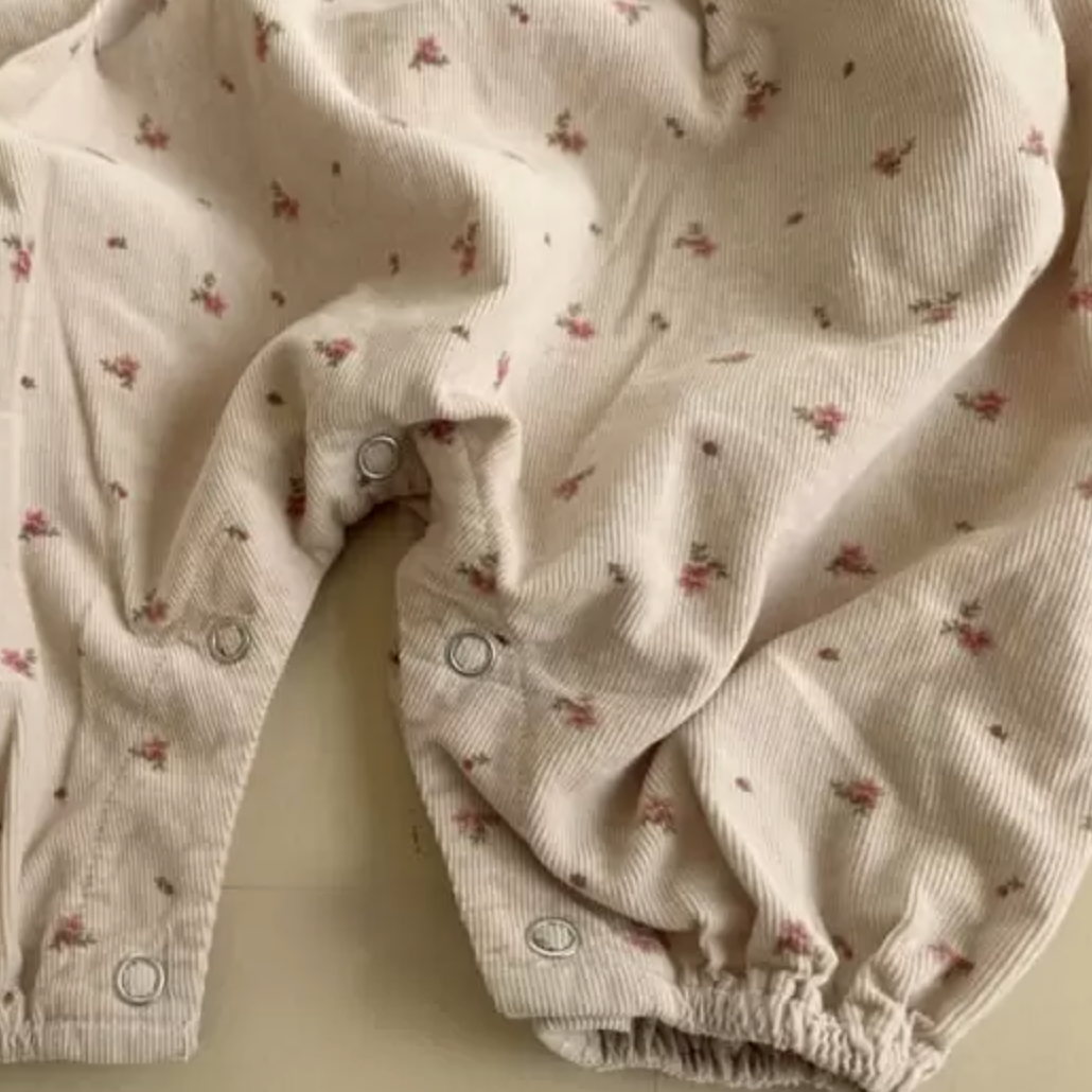 Rose Corduroy All-in-one (Beige)