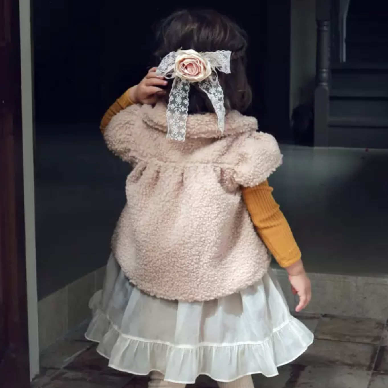 Teddy Borg Gilet Vest (beige)