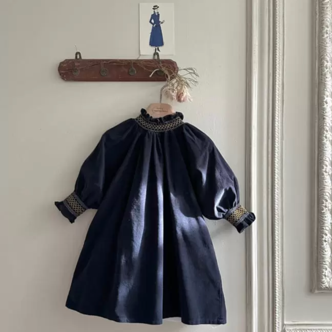 Ava Corduroy Smocking Dress (Two Colours)