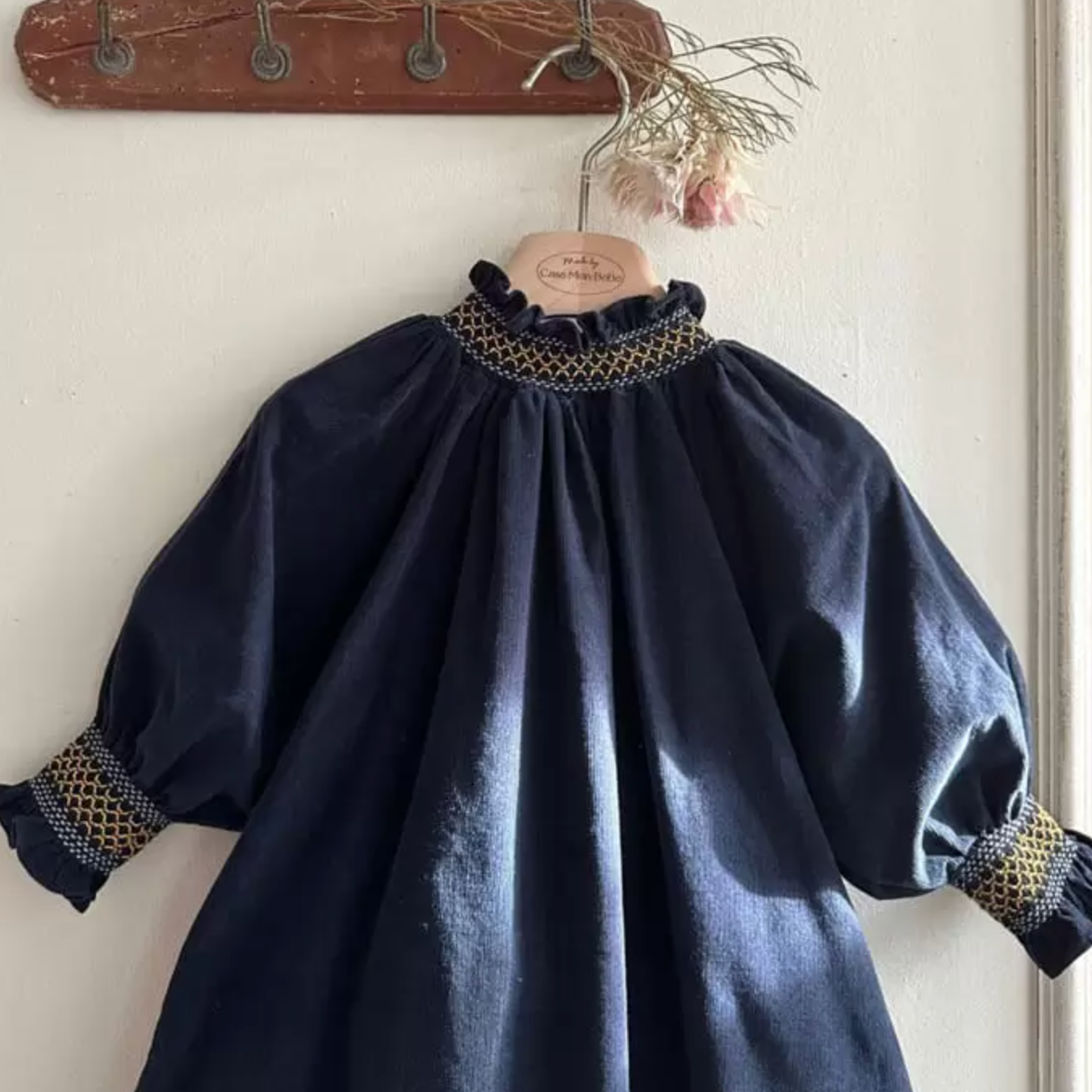Ava Corduroy Smocking Dress (Two Colours)