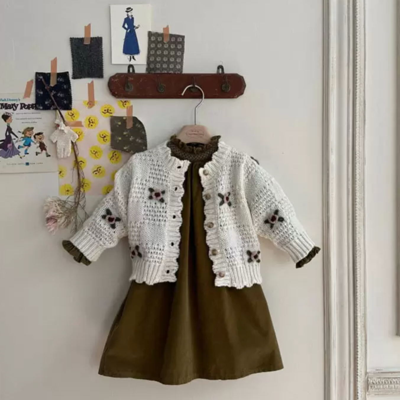 Ava Corduroy Smocking Dress (Two Colours)