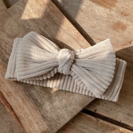 Maxi Bow Corduroy Headband (Three Colours)