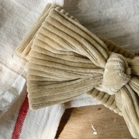 Maxi Bow Corduroy Headband (Three Colours)