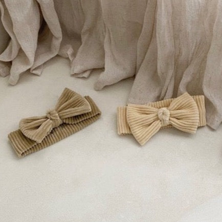 Maxi Bow Corduroy Headband (Three Colours)