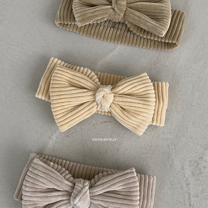 Maxi Bow Corduroy Headband (Three Colours)