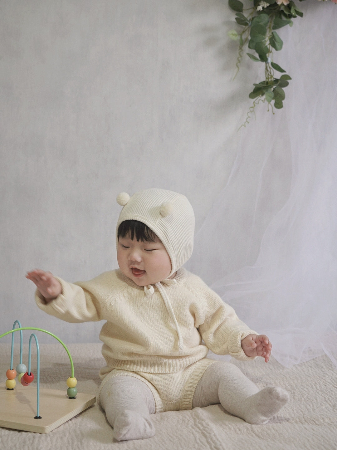 Knitted Jumper + Bloomer Set (Two Colours)